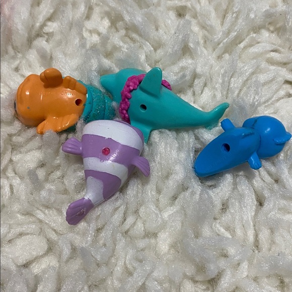 4 Polly pocket shimmer and splash pets VGUC ready for play or collection - Picture 2 of 15